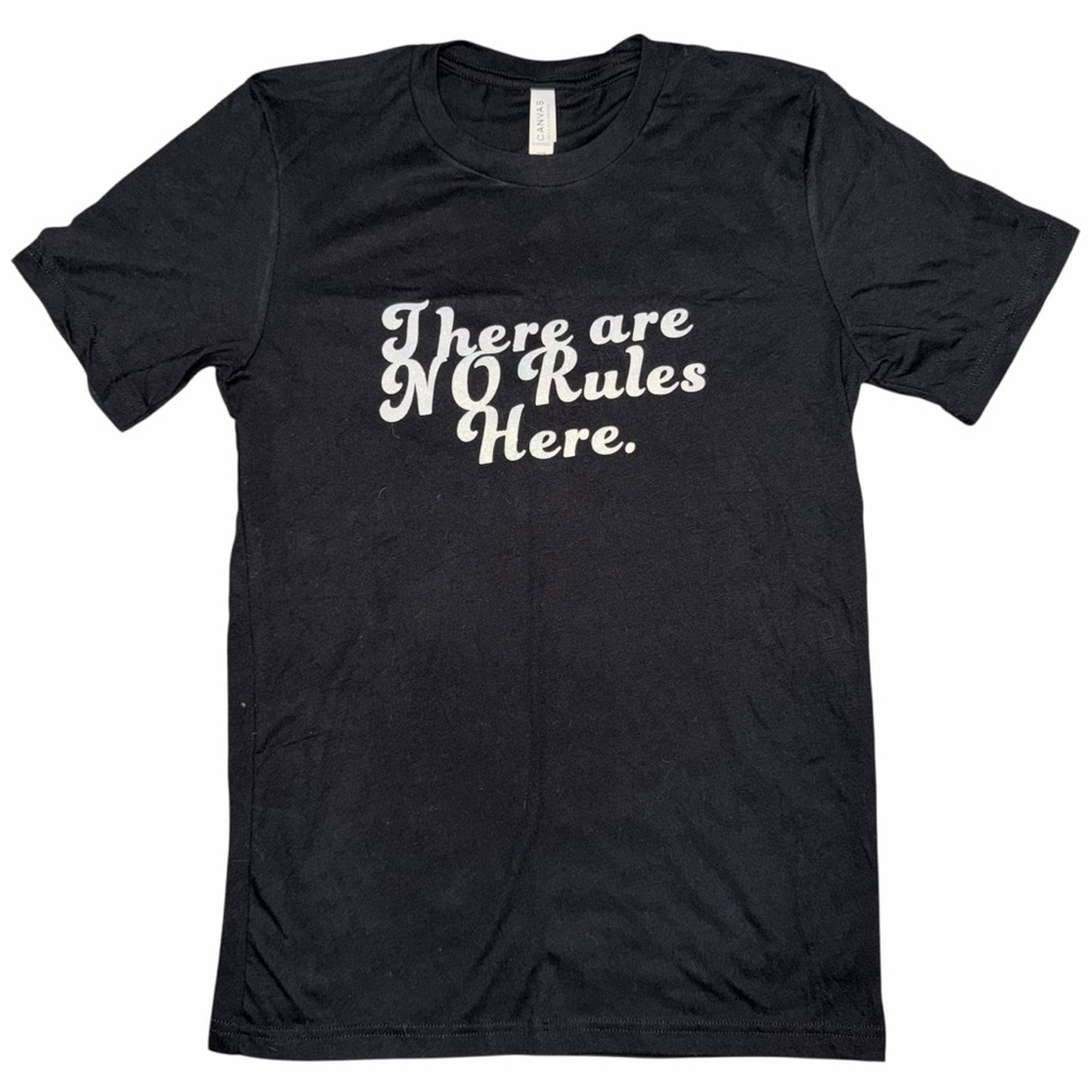 Black bartender “there are no‎ rules here” Graphic T-Shirt women’s size small